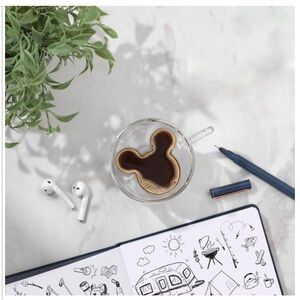 Disney's Mickey Mouse 3D 2-pc. Double Wall Espresso Cup Set by JoyJolt